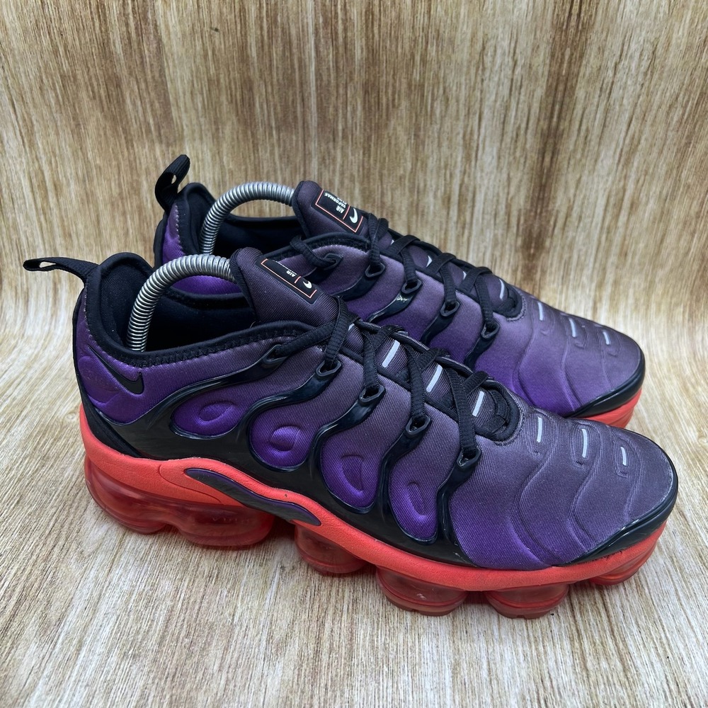 Nike Air VaporMax Plus Men's Size 8 Voltage Purple Cosmic Clay Shoes 924453-500